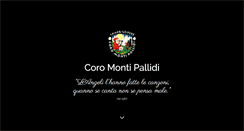 Desktop Screenshot of coromontipallidi.it